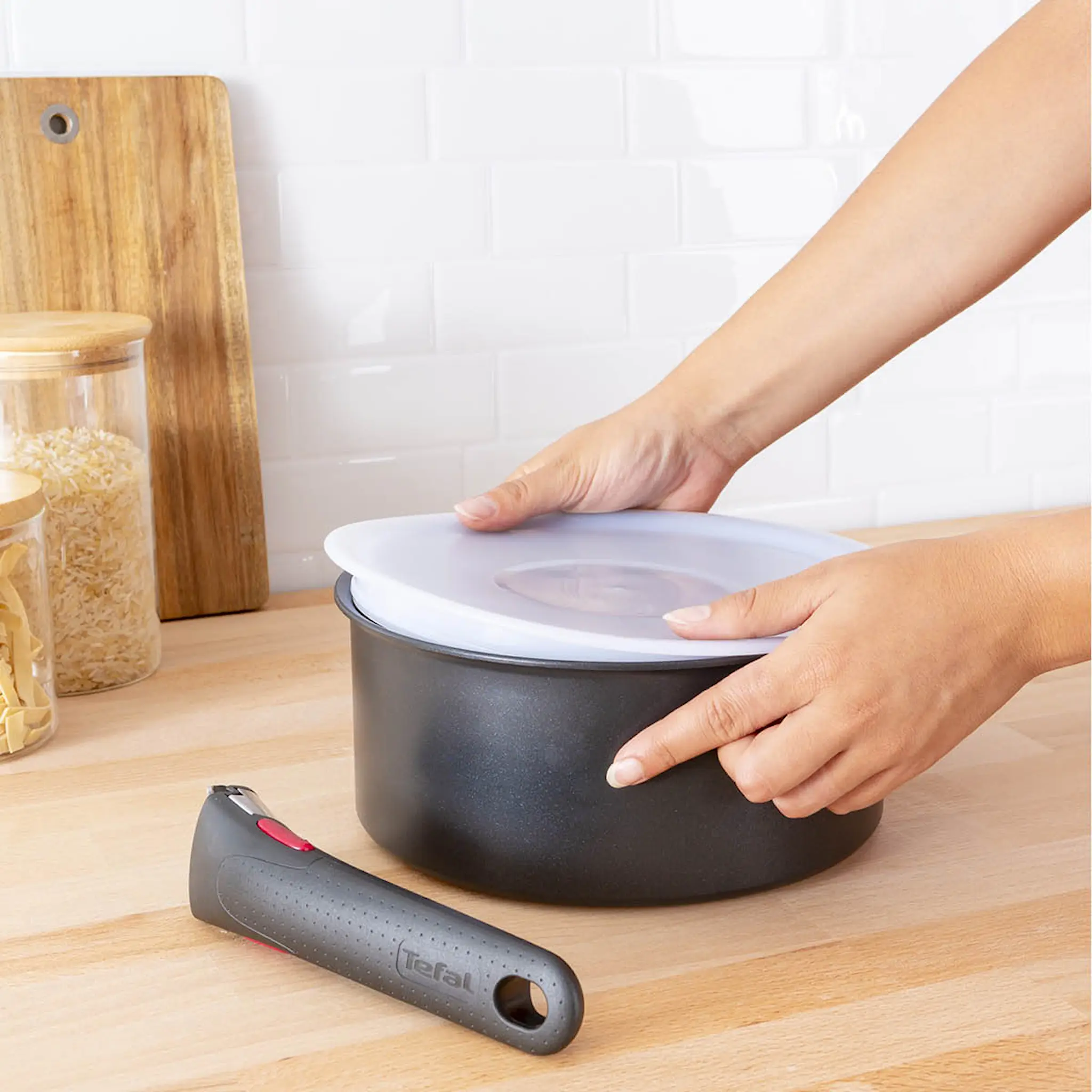 Tefal Ingenio Plastlock 3-pack Vit