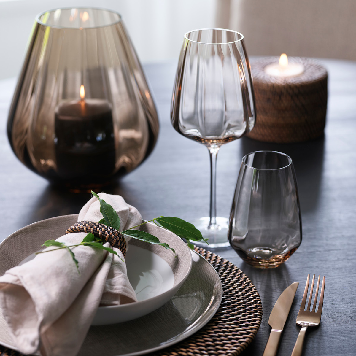 Magnor XO vattenglas 40 cl optic topaz