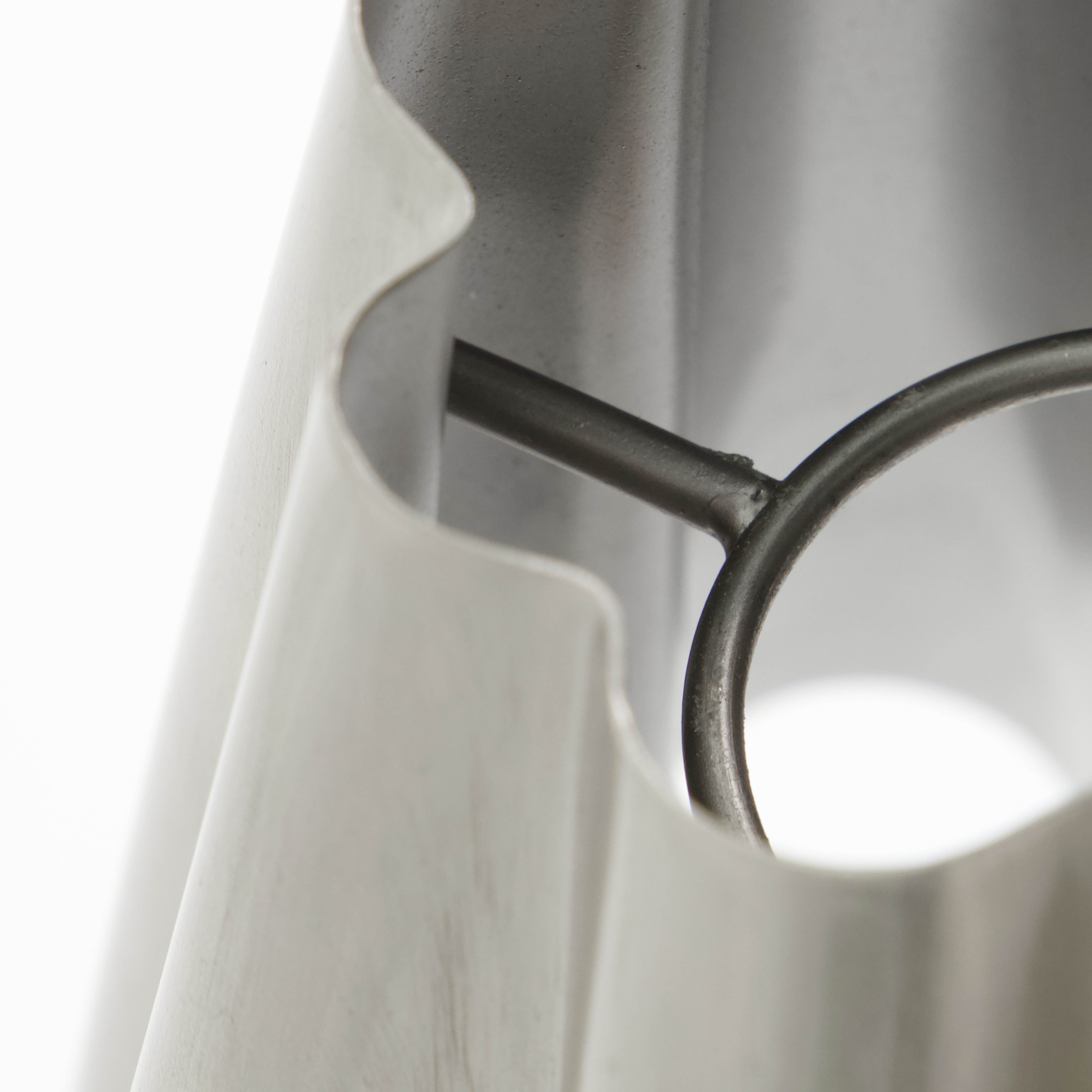 House Doctor Flola lampeskjerm 16 cm børstet sølvfinish
