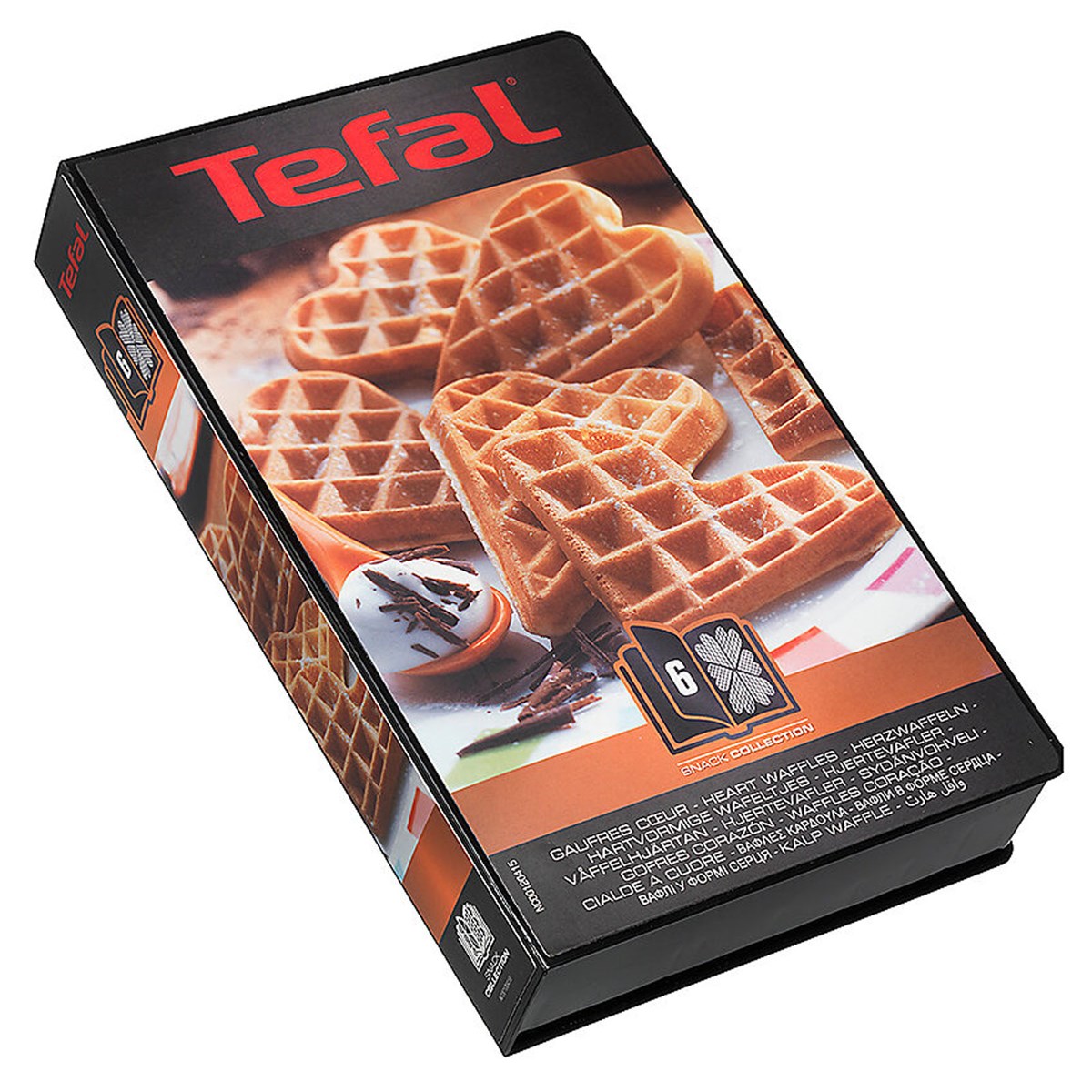 Tefal Tefal Snack Collection Paistolevyt: 6 Sydänvohvelit