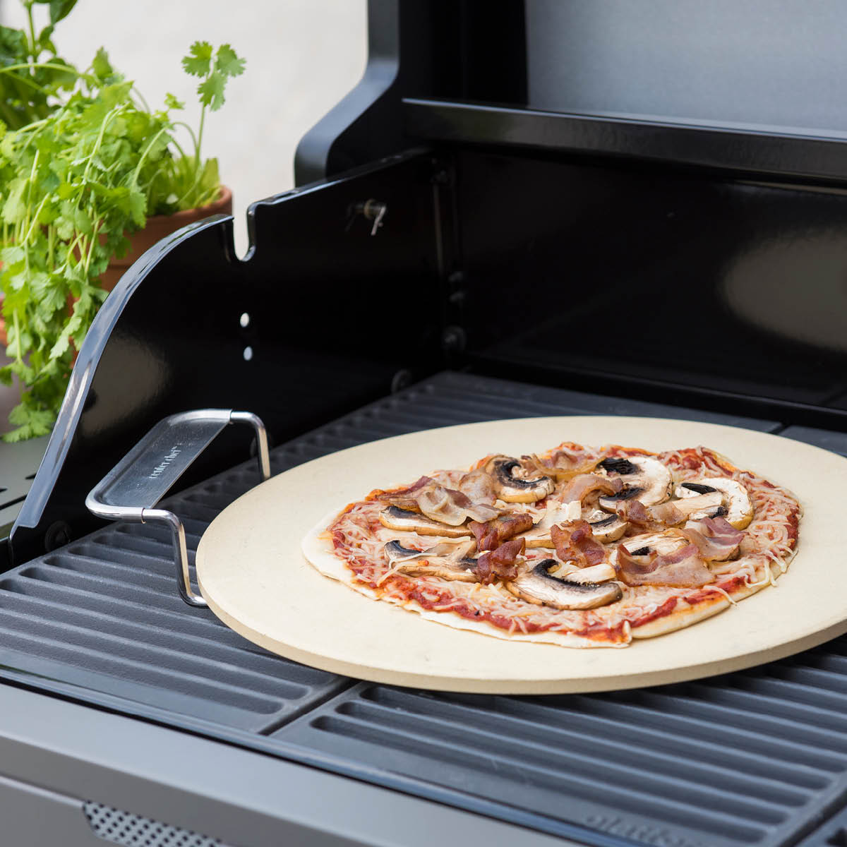 Mustang Sapphire Multigrill pizzasten rund 35 cm