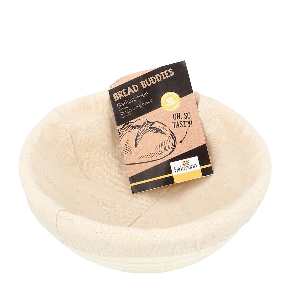 Birkmann Bread Buddies hevekurv med bomullslokk 20 cm