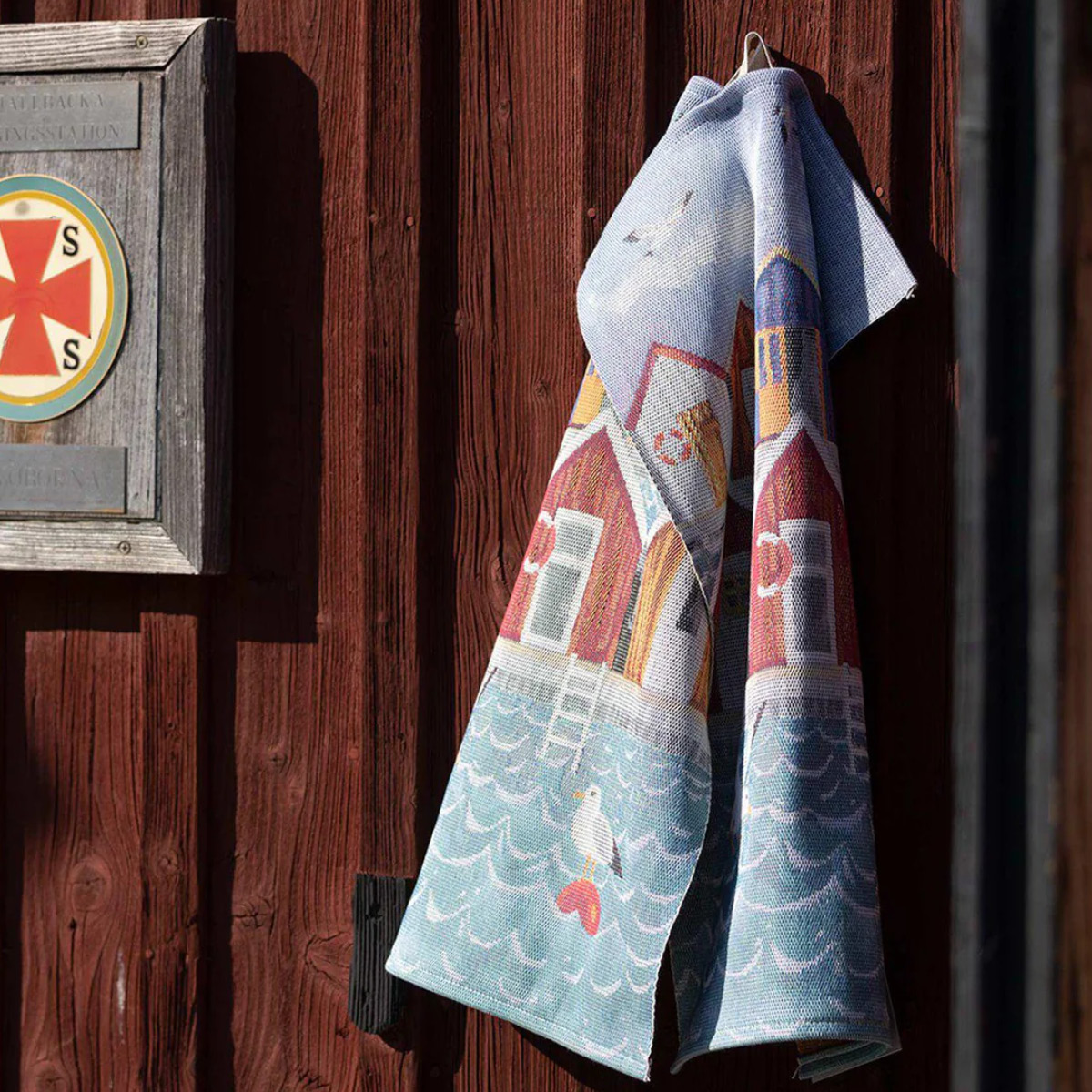 Ekelund Sjöbod handduk 35x50 cm