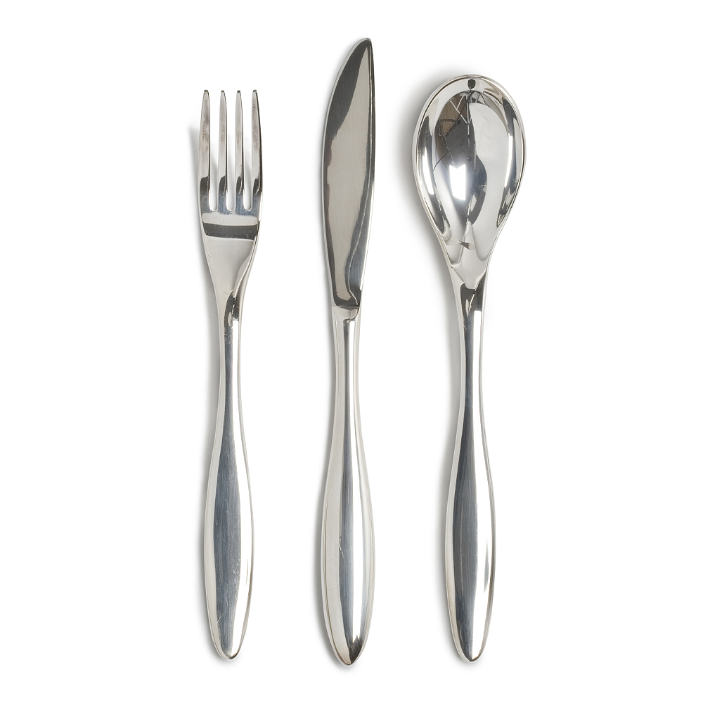 Klong Salvia bestikksett 16 deler blank