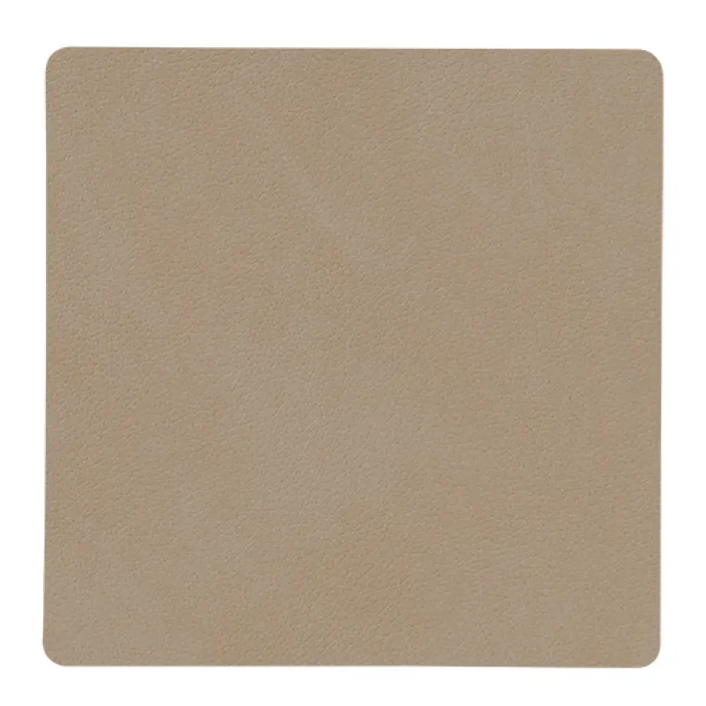Square Nupo glassbrikke 10x10 cm clay brown