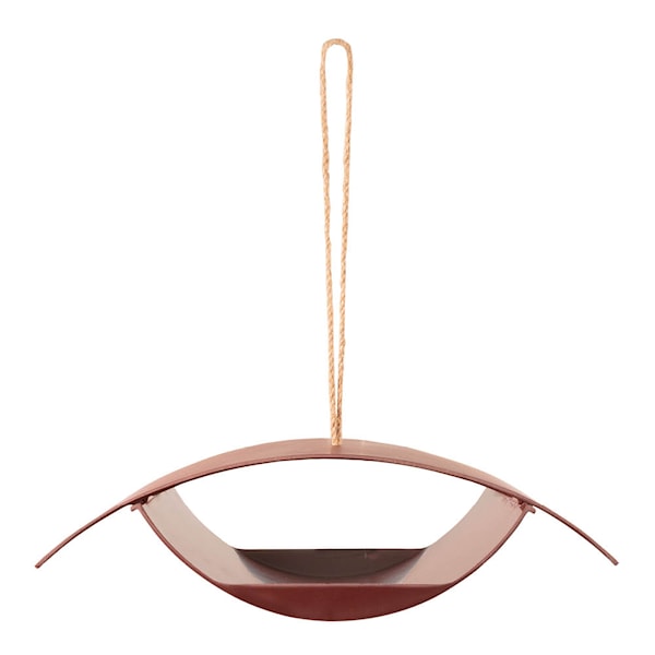 Fågelmatare 32 cm vinröd