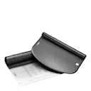 Degskrapa 2-i-1 Svart