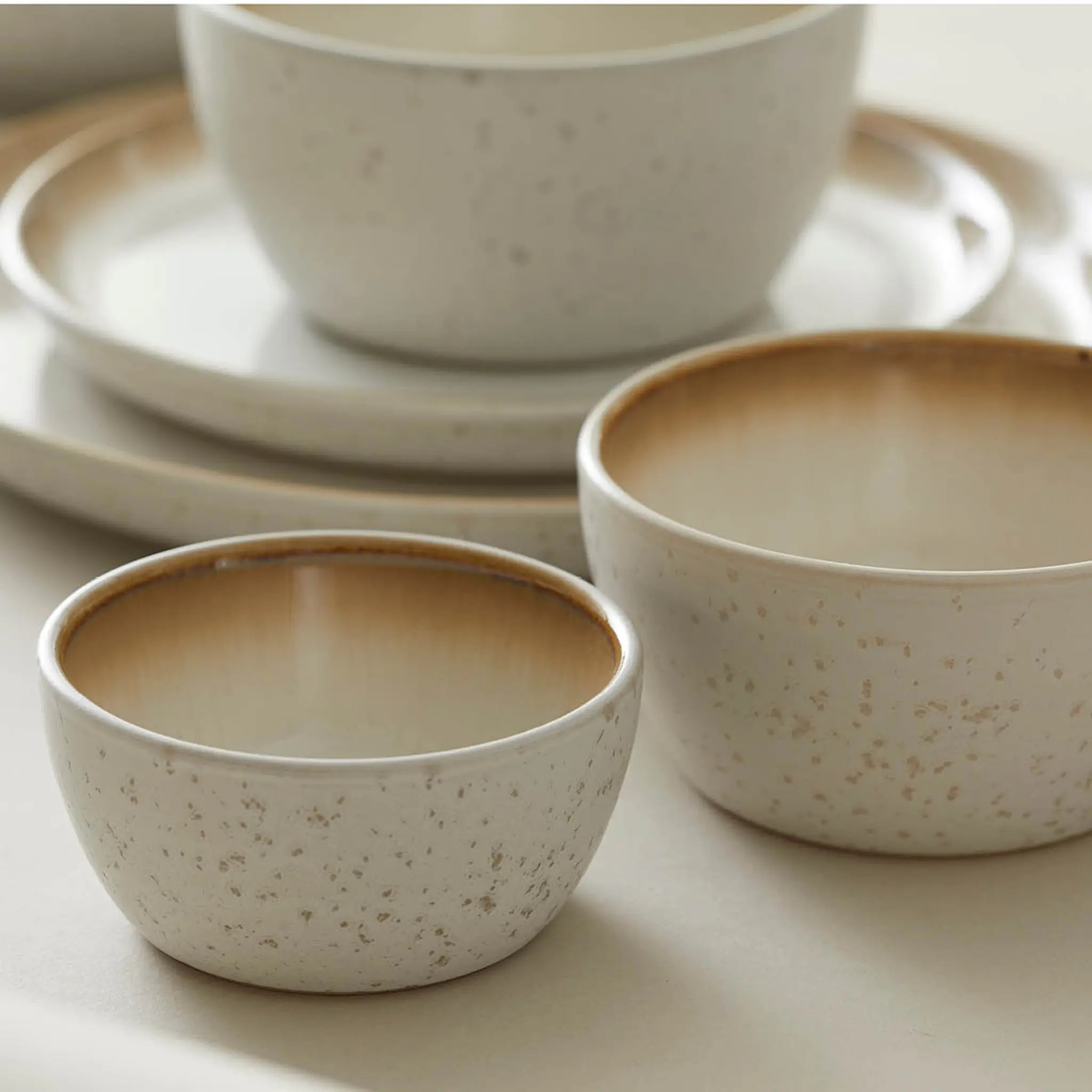 Bitz Skål 14 cm krem/krem hover