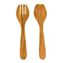 Serveringsbestick 25 cm 2 delar olivträ