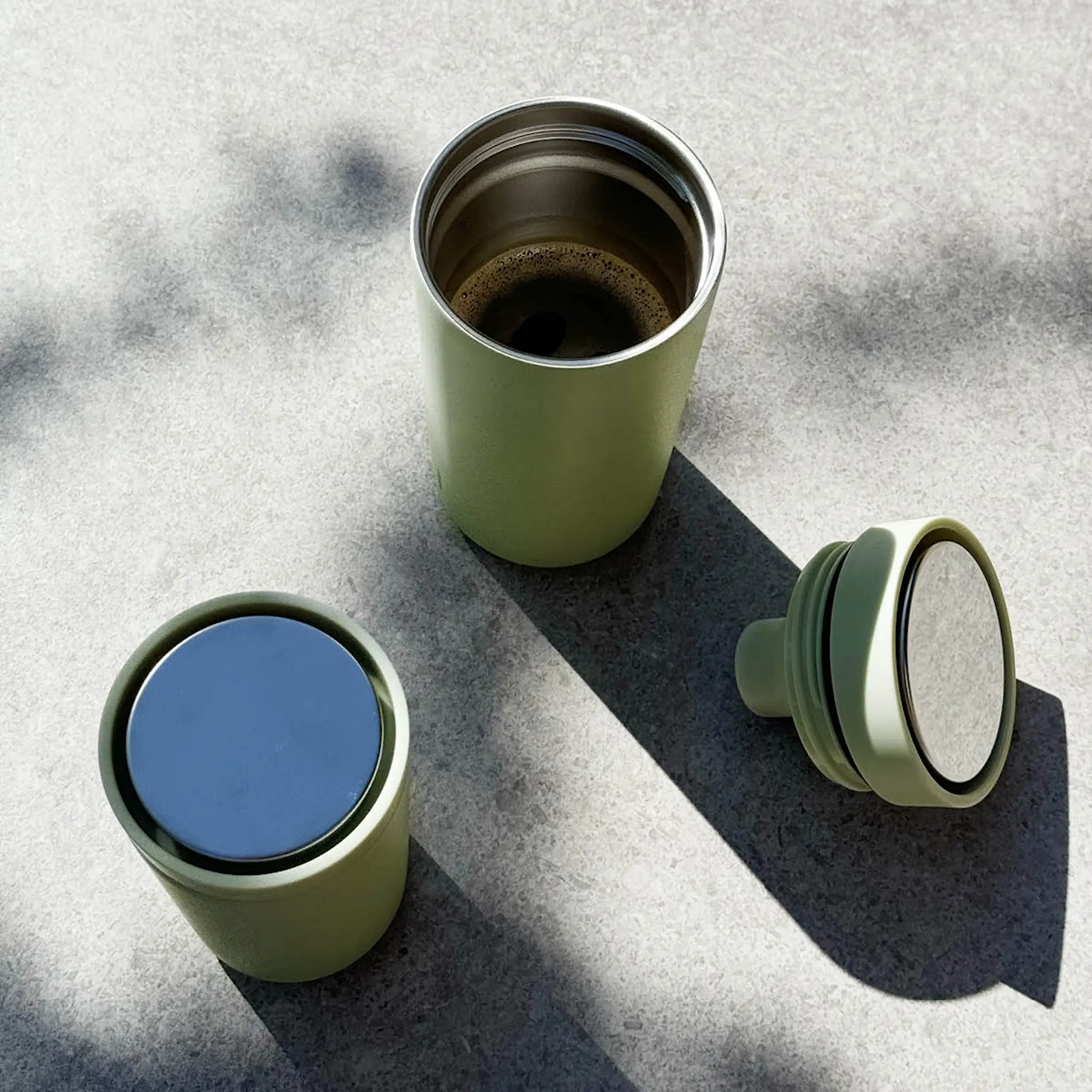 Stelton To Go Click termokopp 40 cl Soft Fern Green