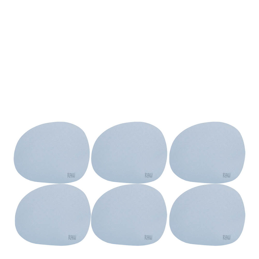 Aida RAW Soft glassbrikke 6 stk sky blue
