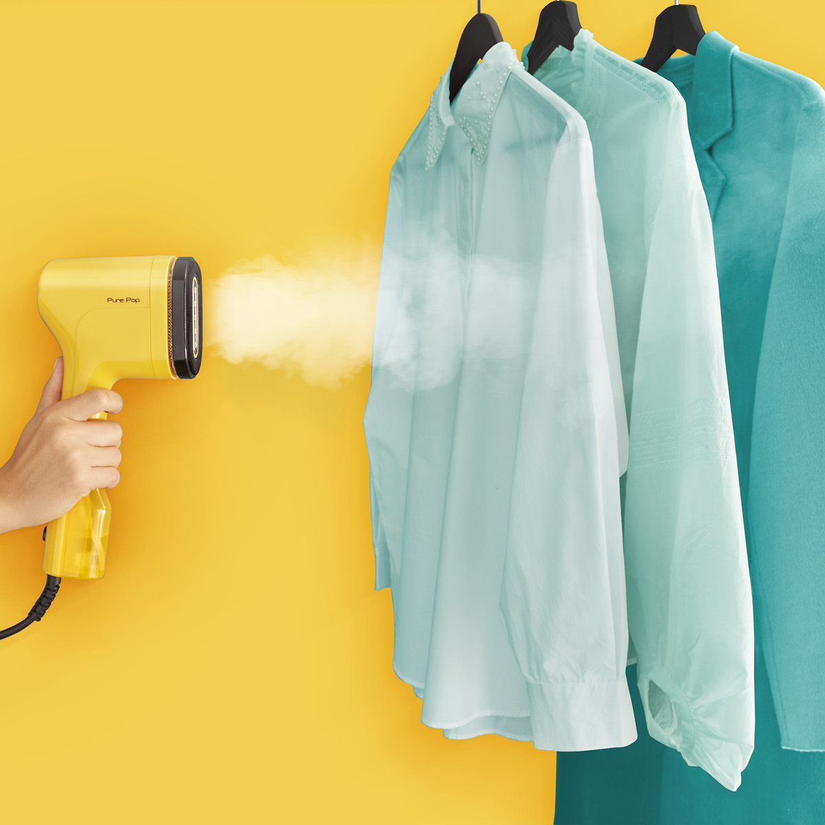 Tefal Pure Pop håndholdt steamer DT2026E1 gul