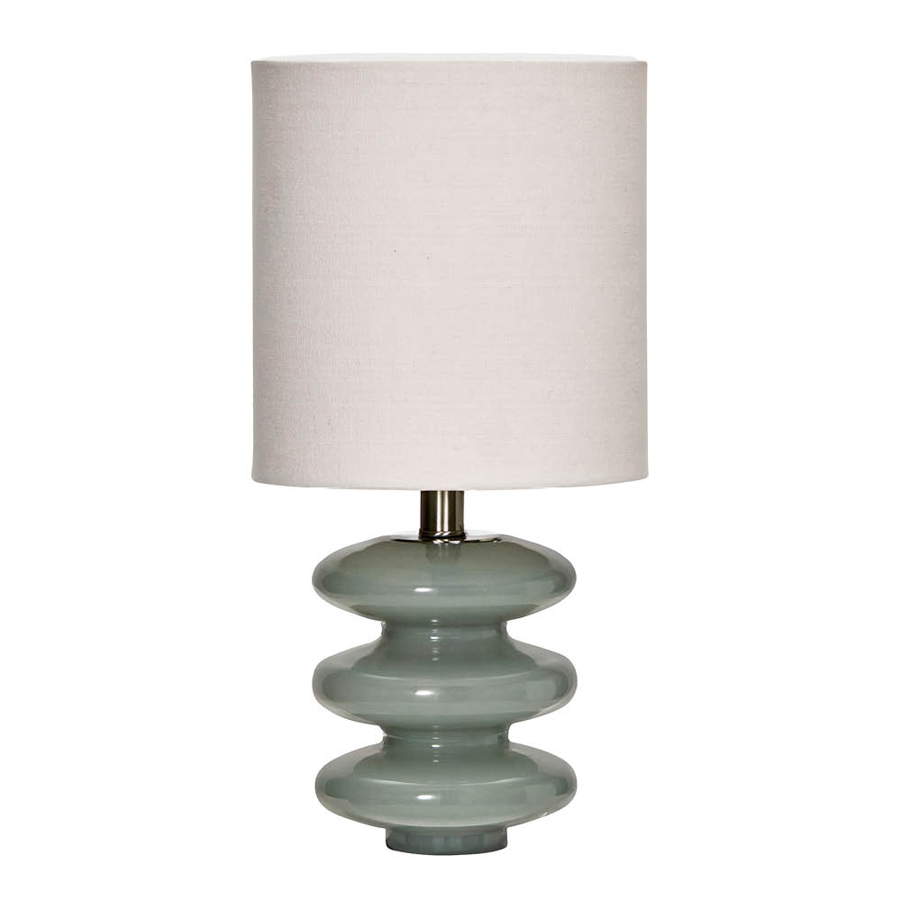 House Doctor Step S Pöytävalaisin 45x25 cm Vaaleansininen/Off-white