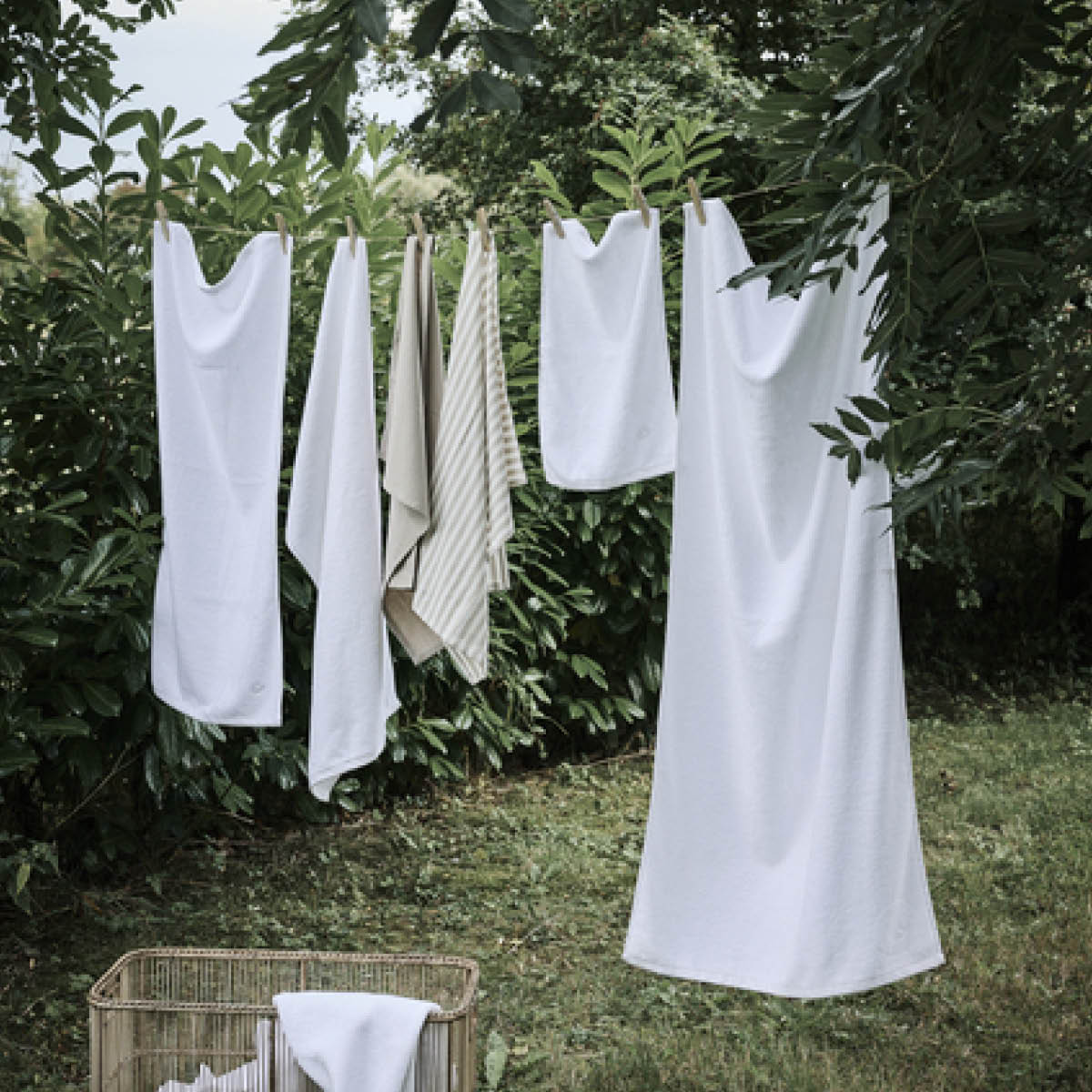 Lene Bjerre Estrille kökshandduk 70x50 2-pack cm beige