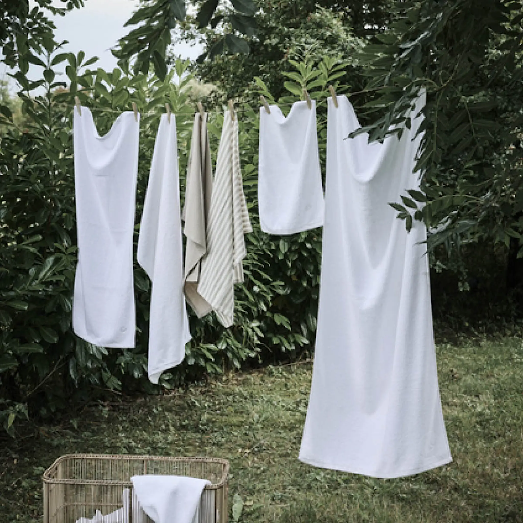 Lene Bjerre Estrille kjøkkenhåndkle 70x50 cm 2 stk beige