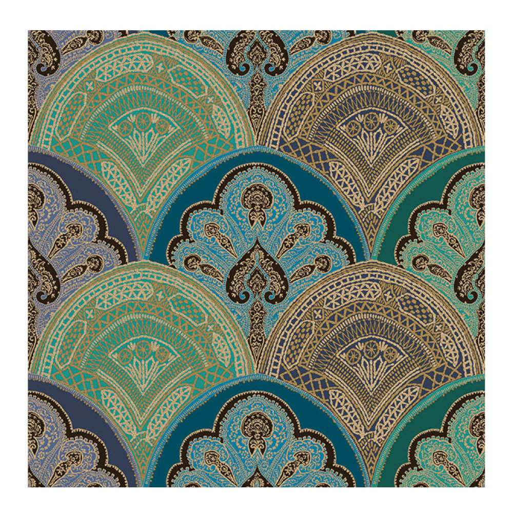 Ambiente - Servetti 33x33 cm 20 kpl Mira Petrol