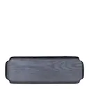 Leaf träbricka vatten- och oljebeständig 33x11,5 cm svart