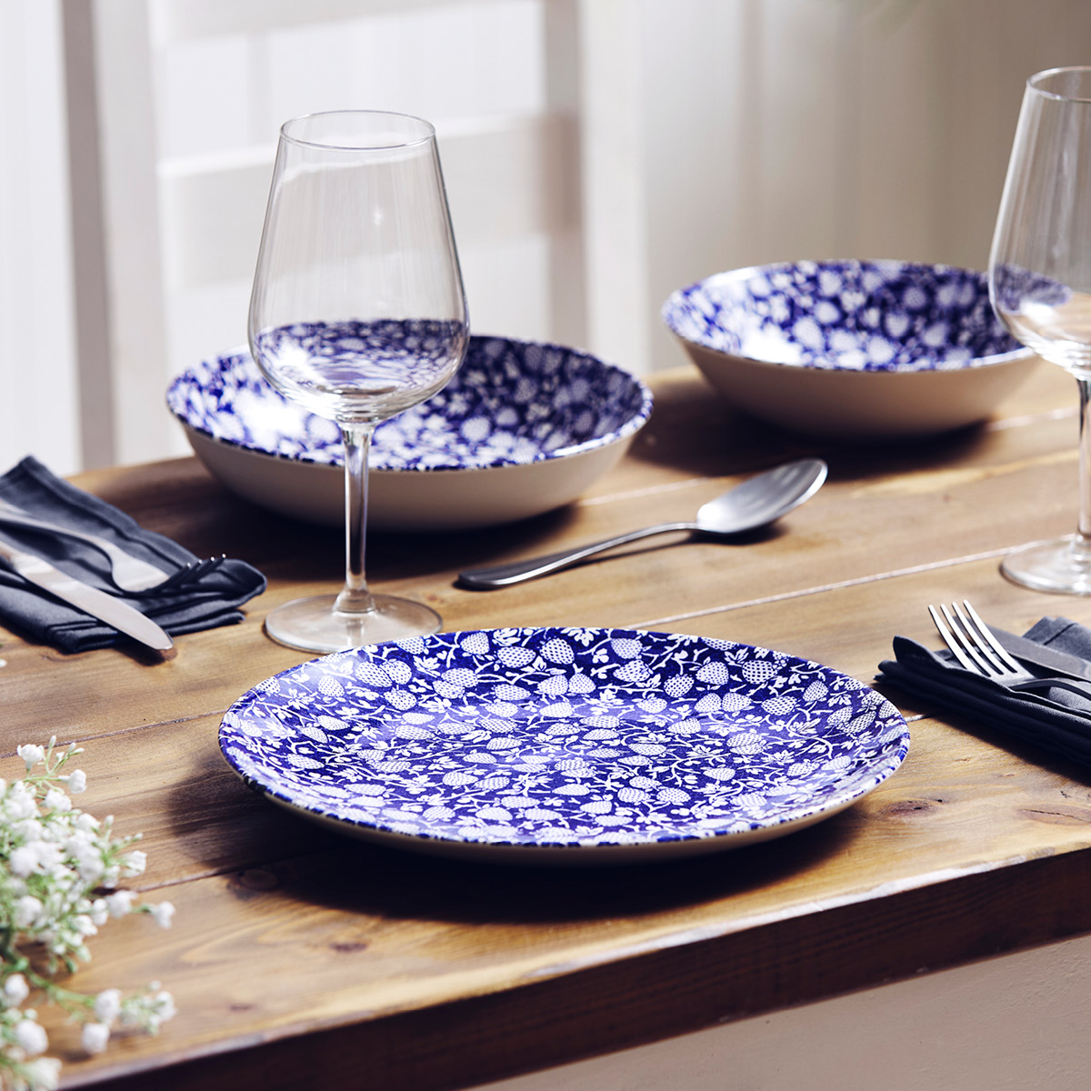Wade Eton pastatallrik 22,5 cm blå