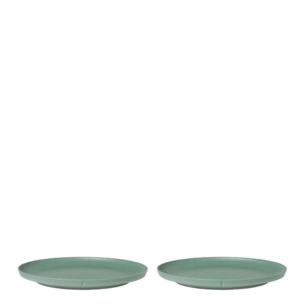 Rosendahl Grand Cru Take tallerken 26 cm 2 stk støvet grønn