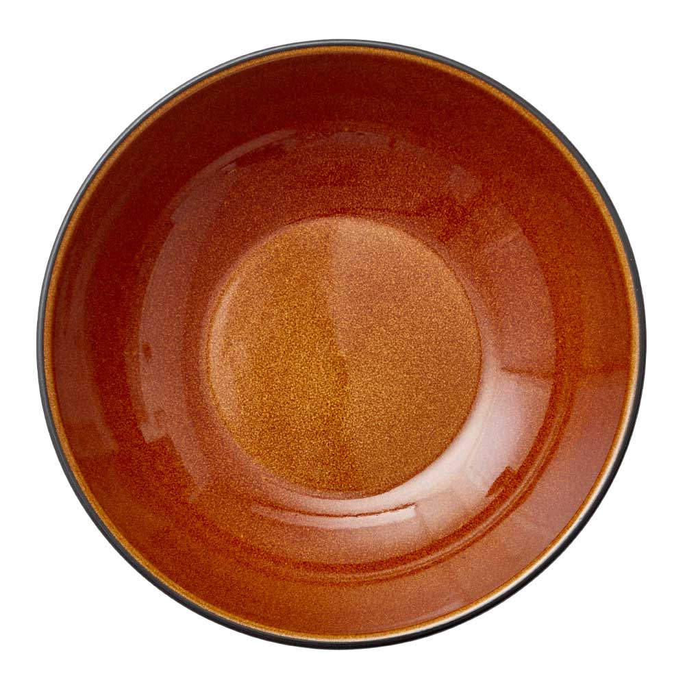 Bitz Pastaskål 20 cm Svart/Bärnsten