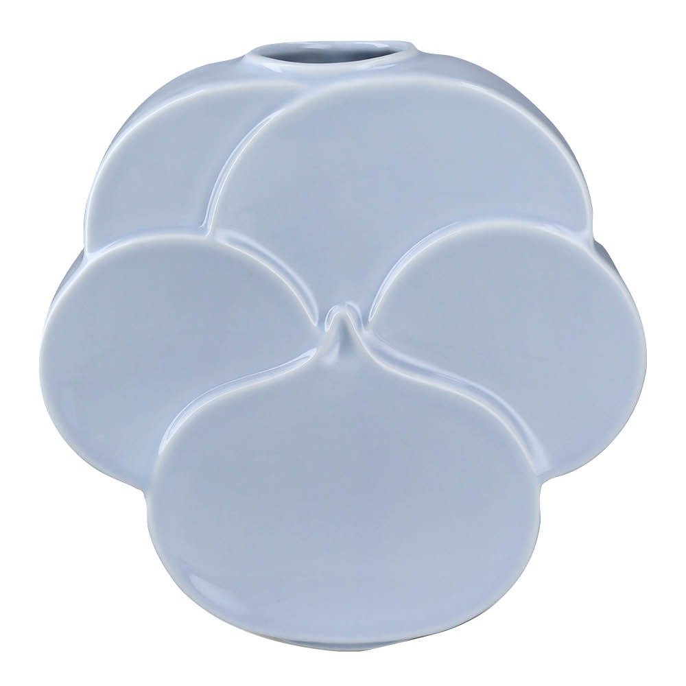 Lyngby Porcelæn Flower vas pensé 17 cm blå