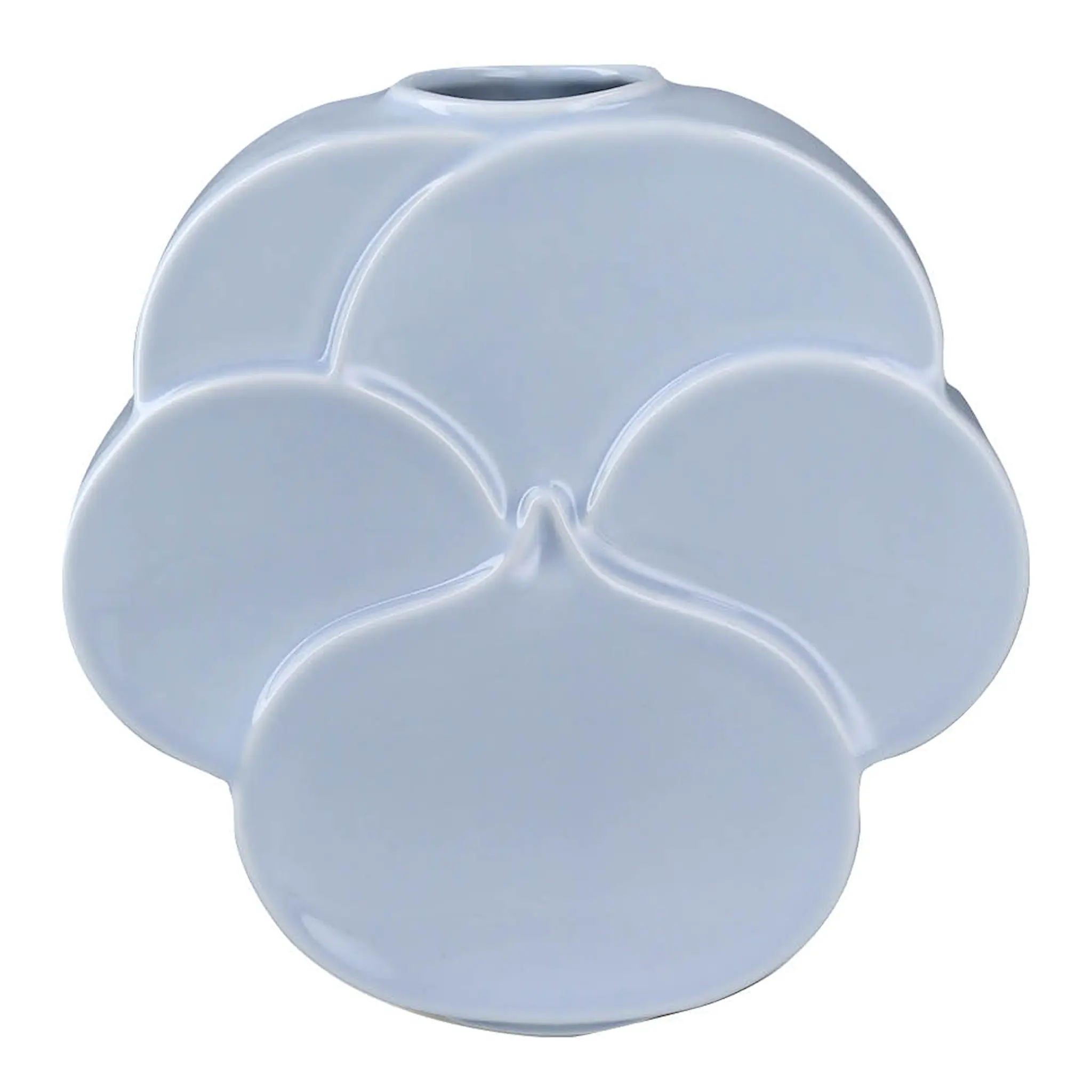 Lyngby Porcelæn Flower vas pensé 17 cm blå