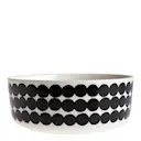 Räsymatto Skål Svart stor prick 1,5 L