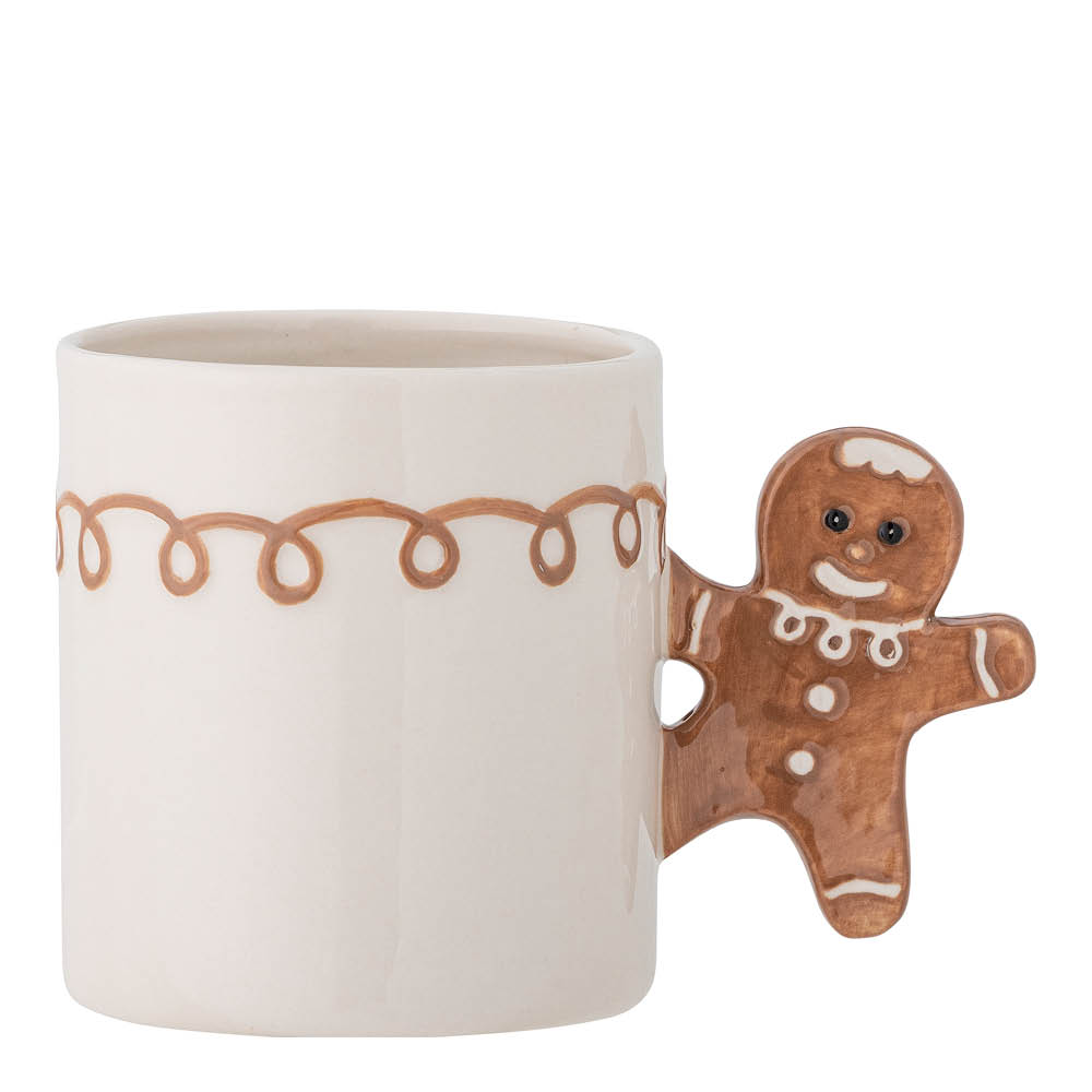 Bloomingville Ginnie mugg 37 cl pepparkaksgubbe