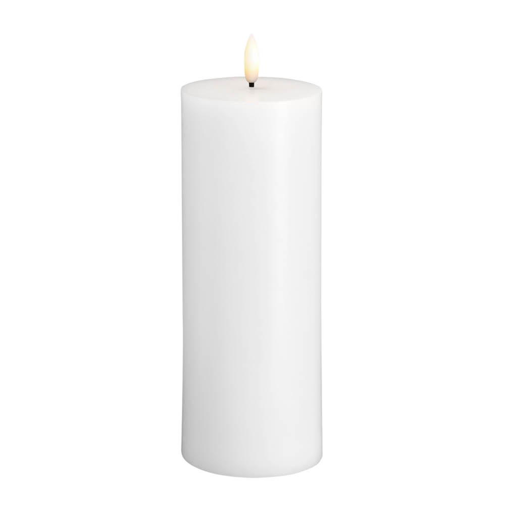 Moods & More Kubbelys LED 7,4x20 cm silk hvit