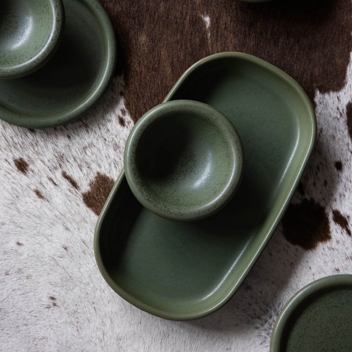 ByOn Porto skål liten 13x5 cm grønn