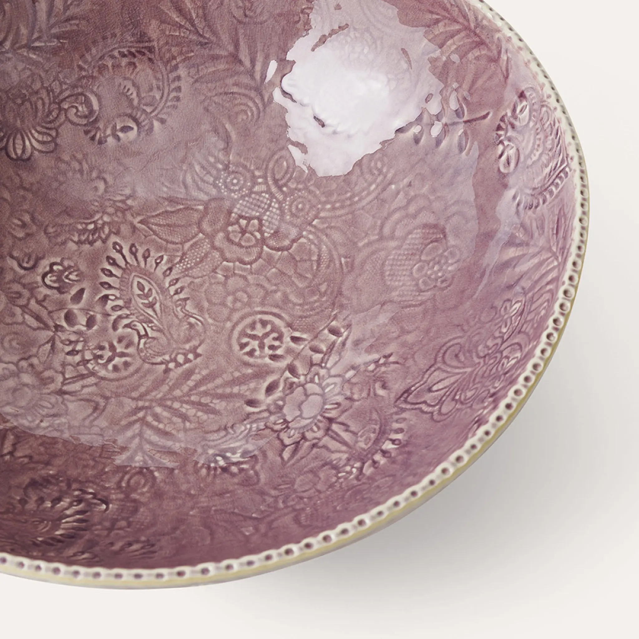 Sthål Arabesque skål 35 cm lavender