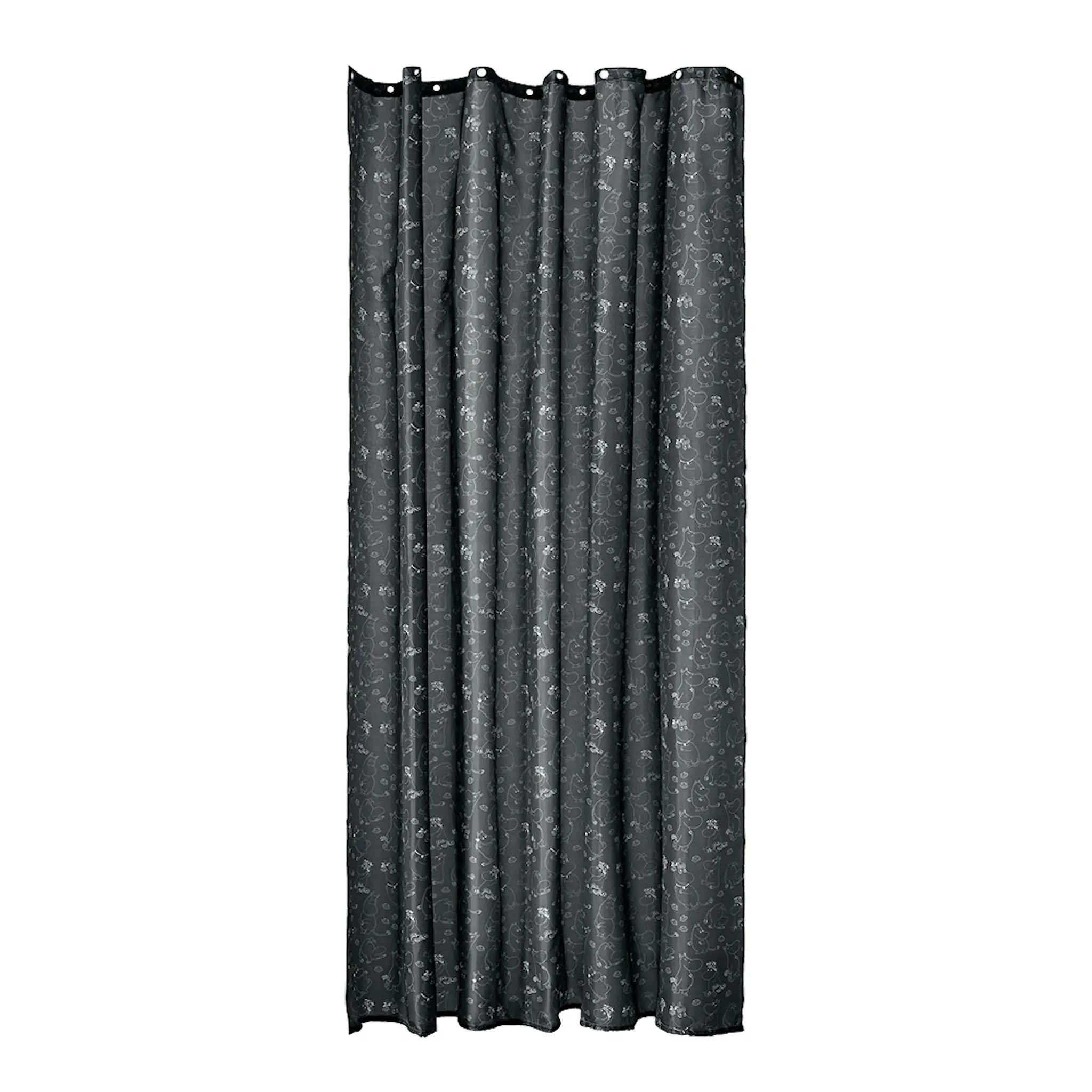 Dsignhouse x Moomin Muumi Suohkuverho 180x200 cm Musta