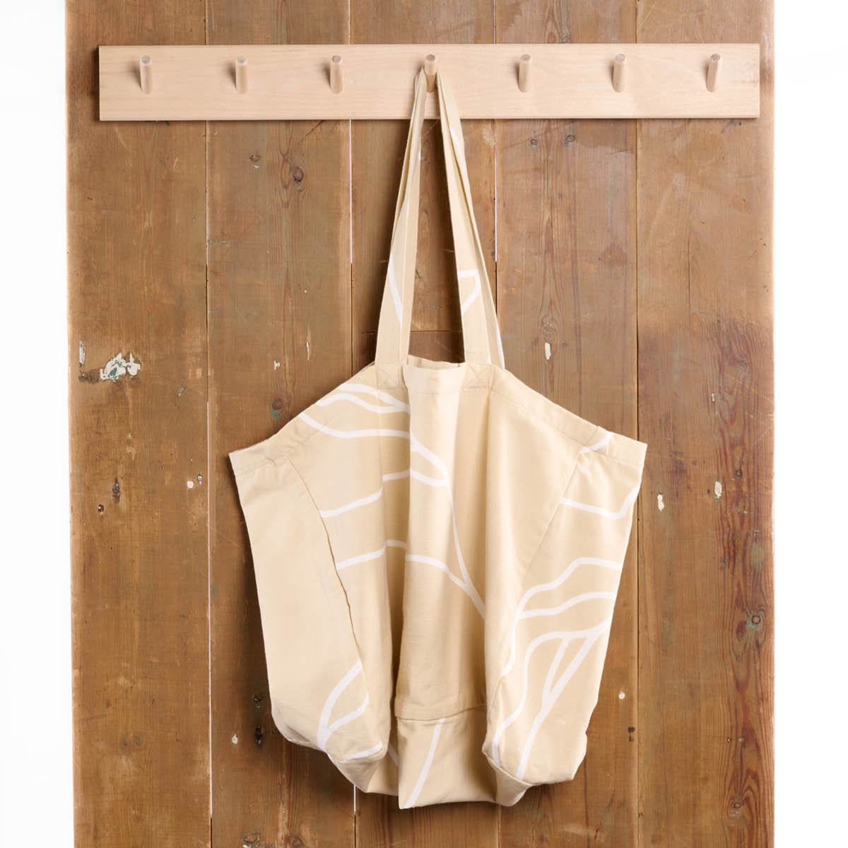 The Organic Company Reconnect tote bag 45x35 ljus honung