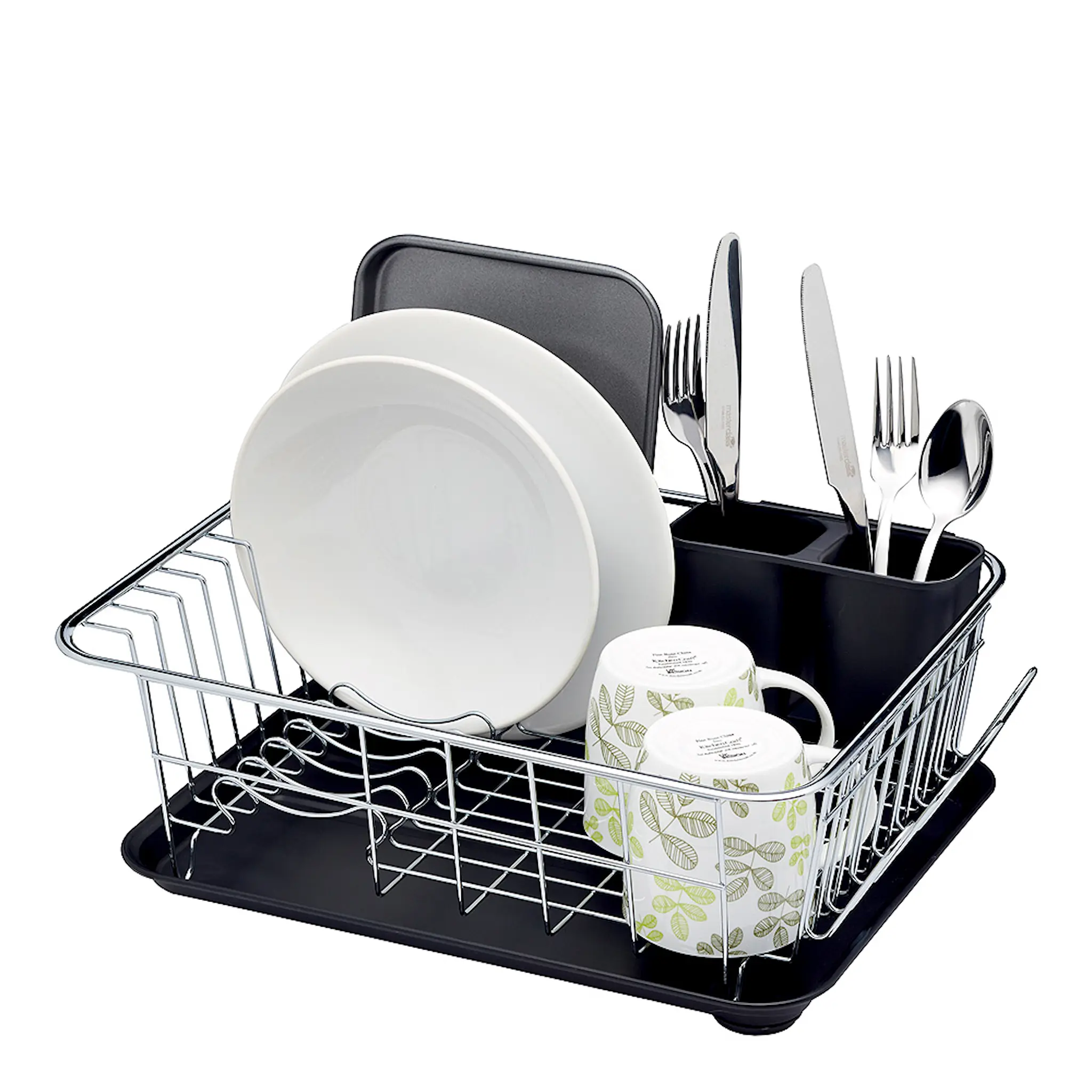 Kitchen Craft Kitchen Craft Astiankuivausteline Ruostumaton/Musta