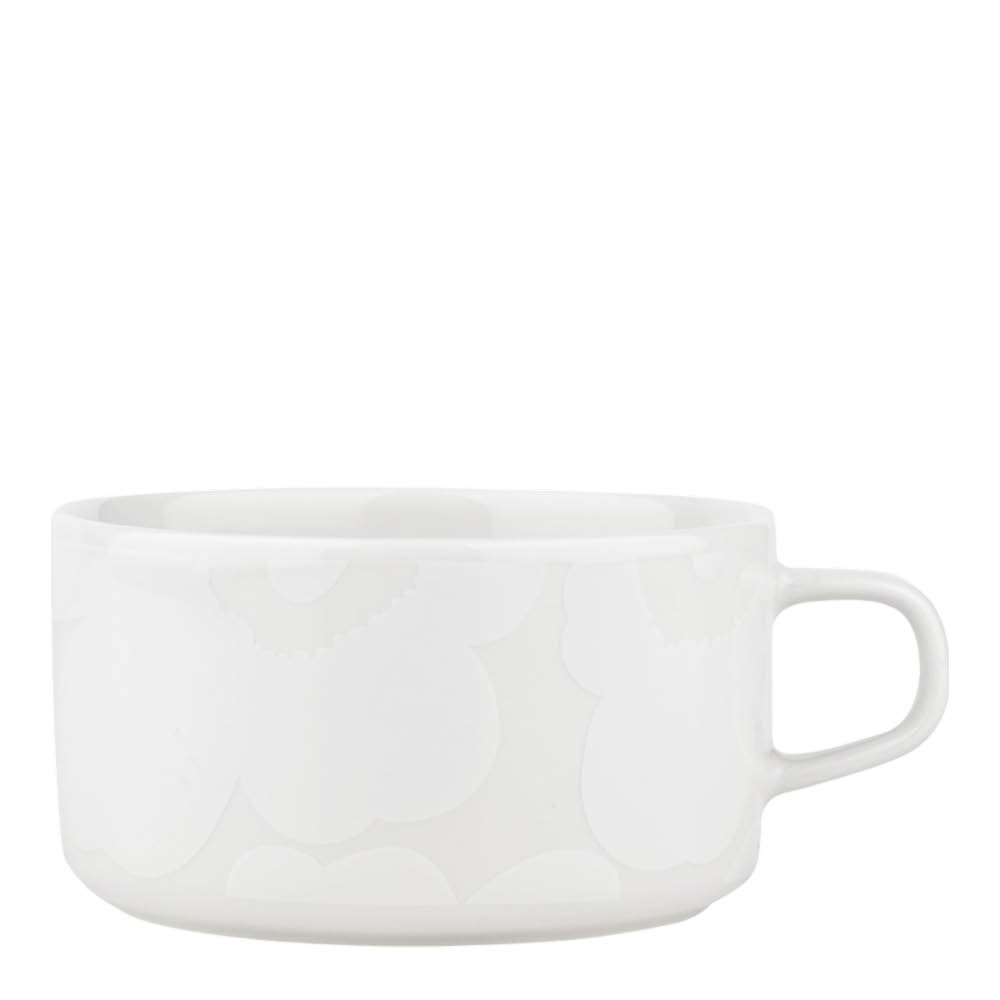 Marimekko Oiva Unikko tekopp 25 cl hvit