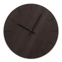 Dark Oak väggklocka 28 cm mörk ek med svart visare