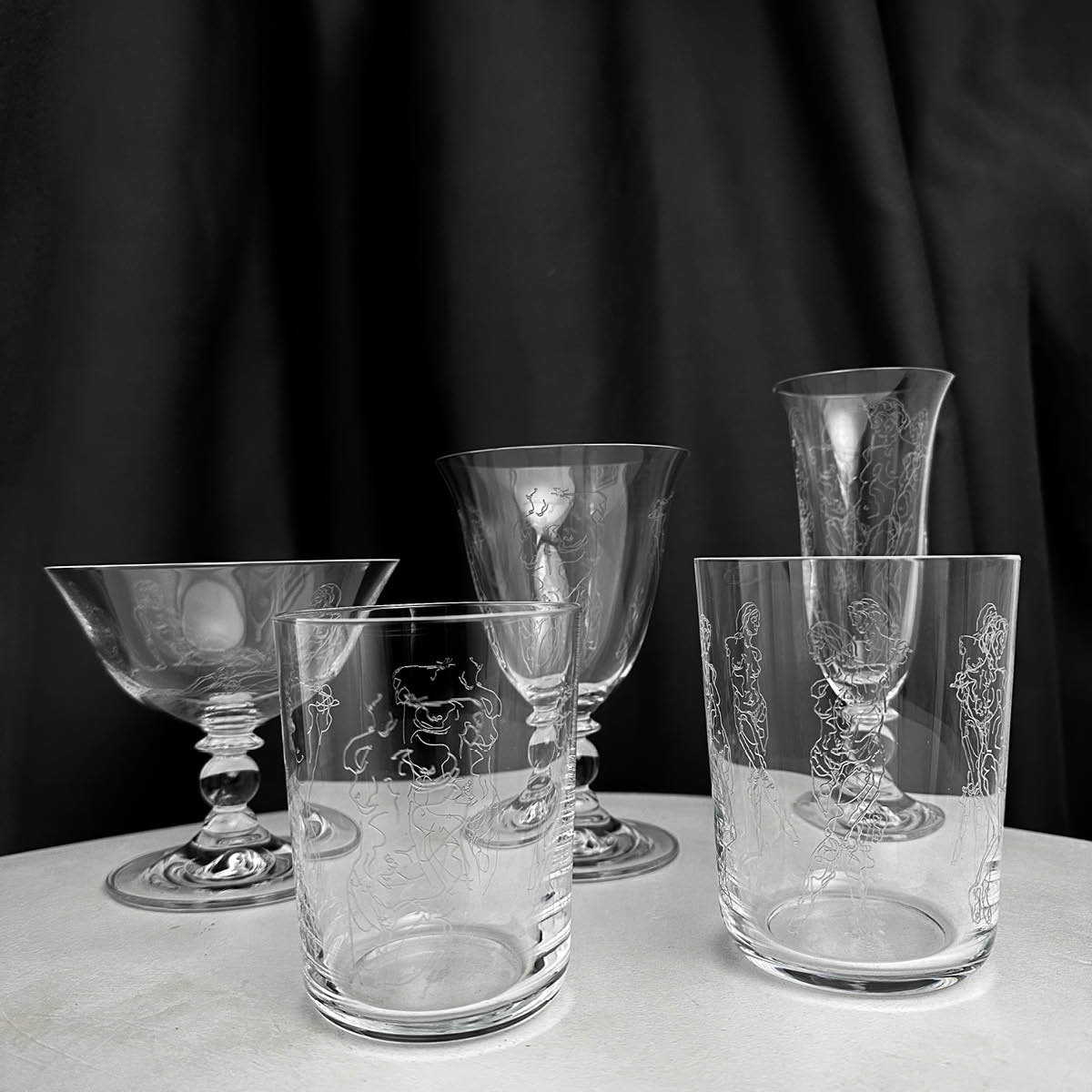 Frederik Bagger People vannglass 44,5 cl 2 stk