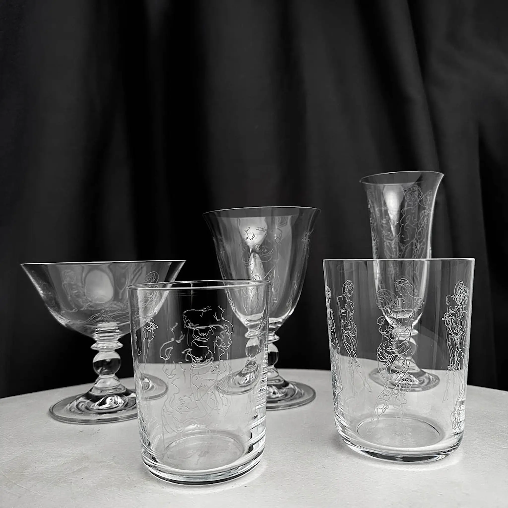 Frederik Bagger People Juomalasi 44 cl 2 kpl