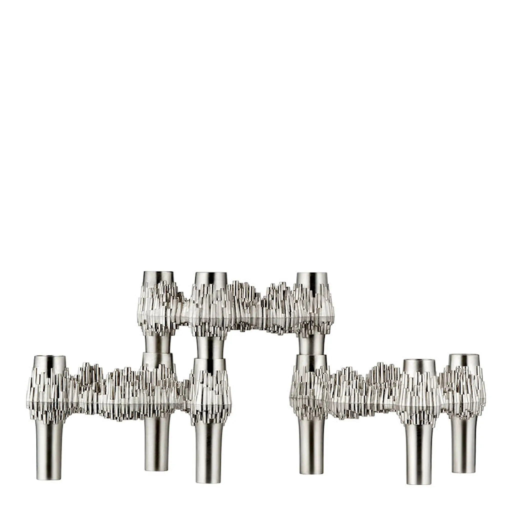 Stoff Nagel STOFF Nagel Quist ljusstake 5,9 cm 3-pack borstad krom