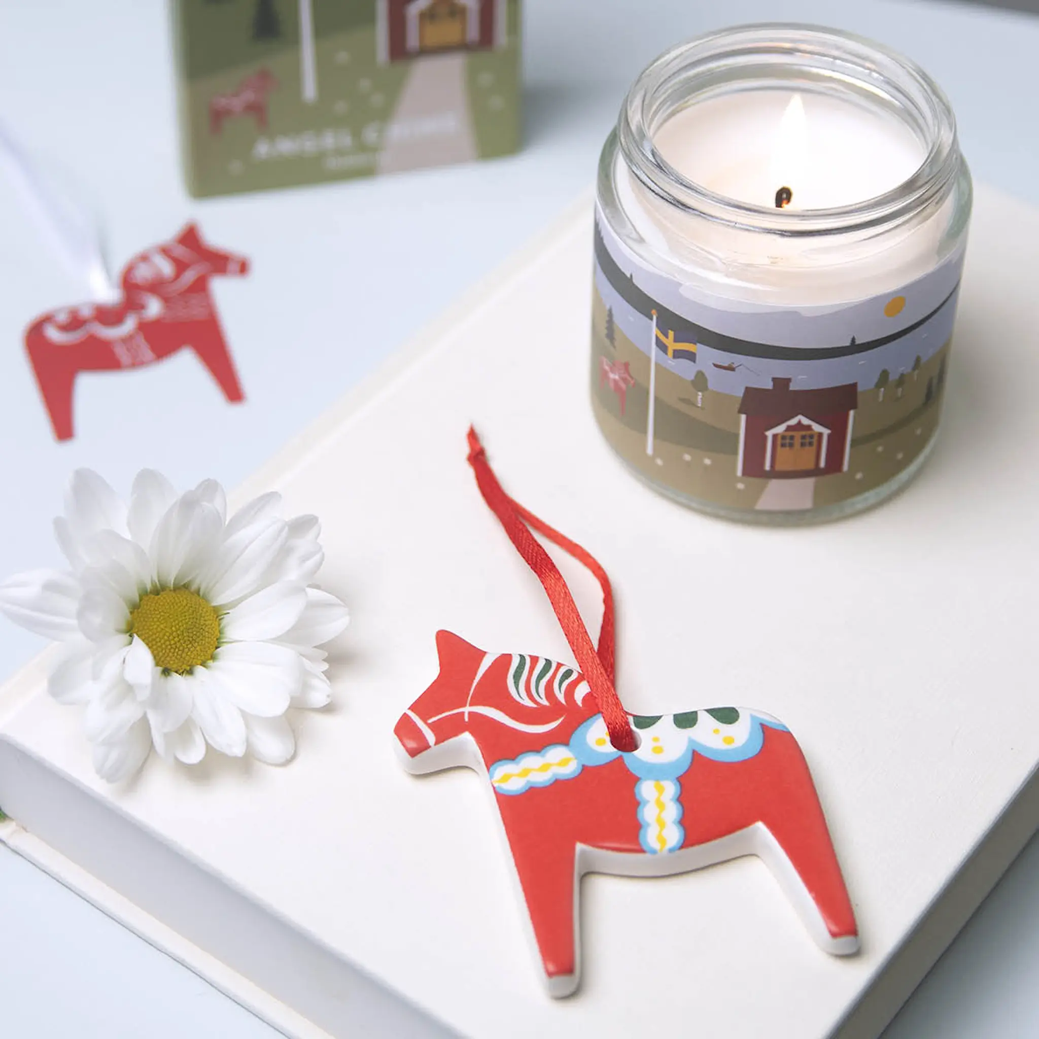 Pluto Ripustettava koriste 7 cm Taalainmaanhevonen