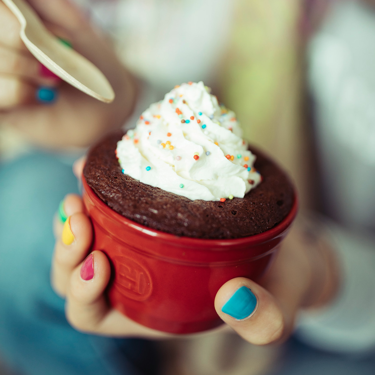 Emile Henry Ramekin n°8 form 8,5 cm röd