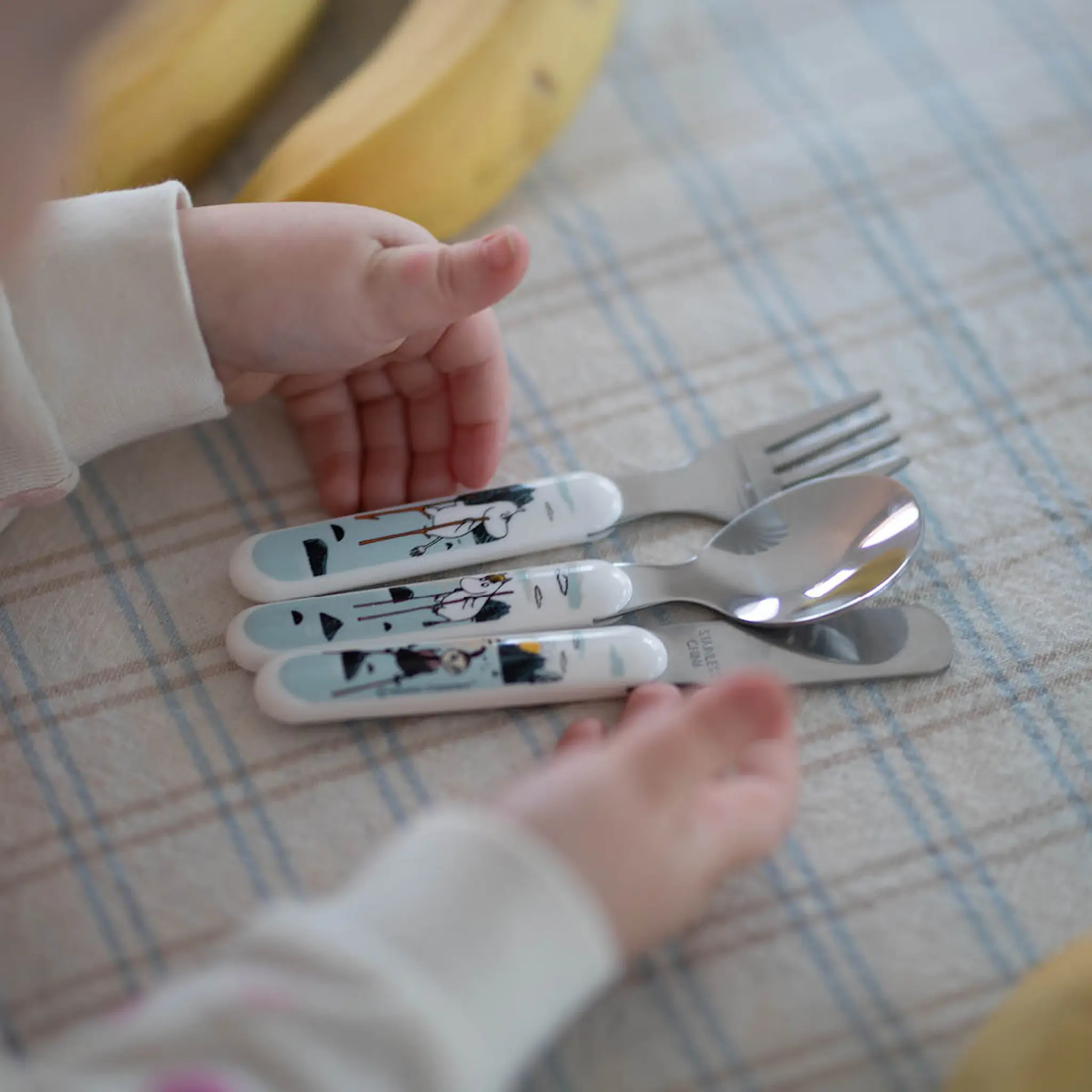 Rätt Start Mummi barnebestikk 3 deler Holmer & Skjær