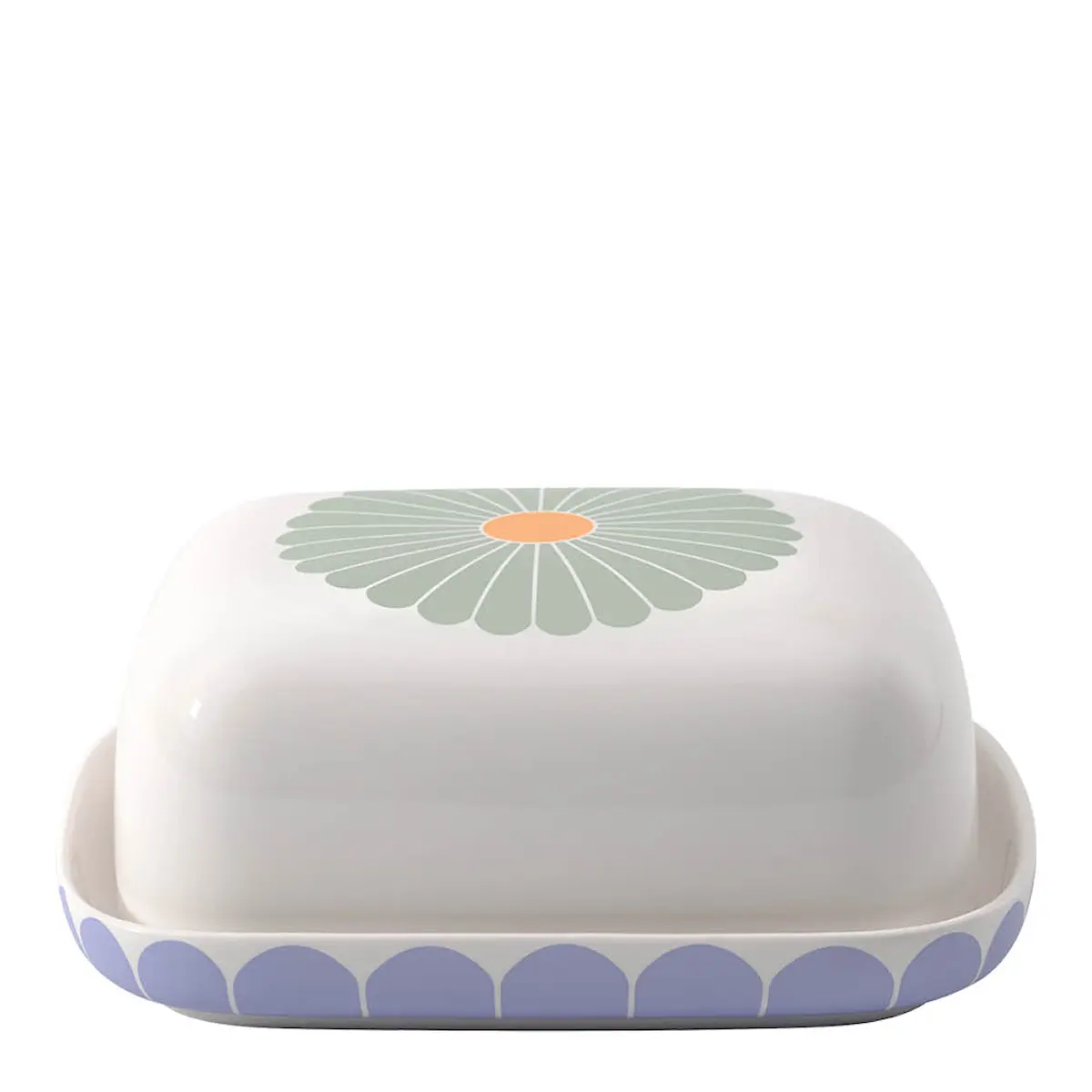 Villeroy & Boch Fleur colour smörask 15x12 cm flerfärgad