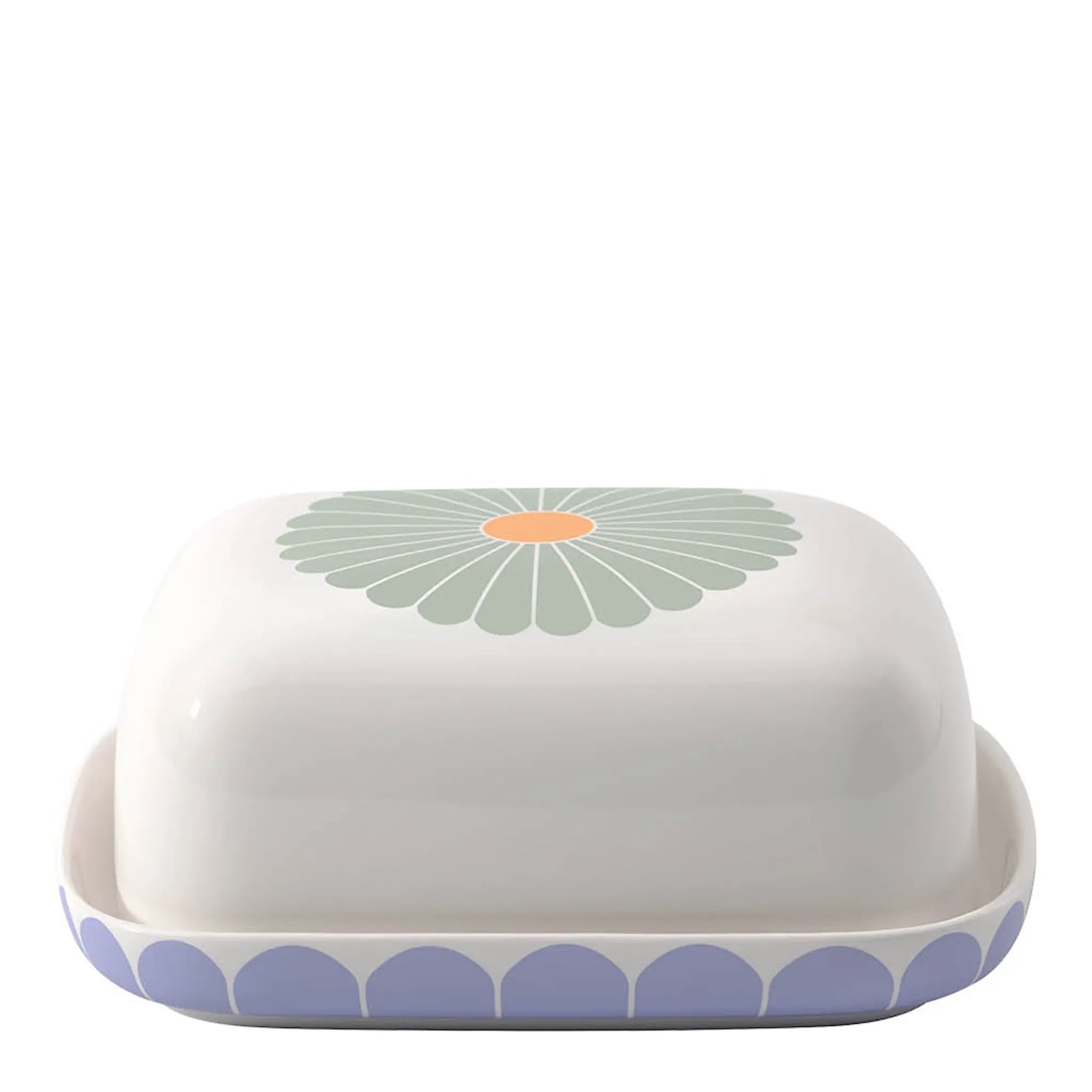 Villeroy & Boch Fleur colour smørboks 15x12 cm multi