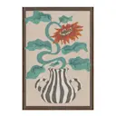 Amanda handduk 35x50 cm blå