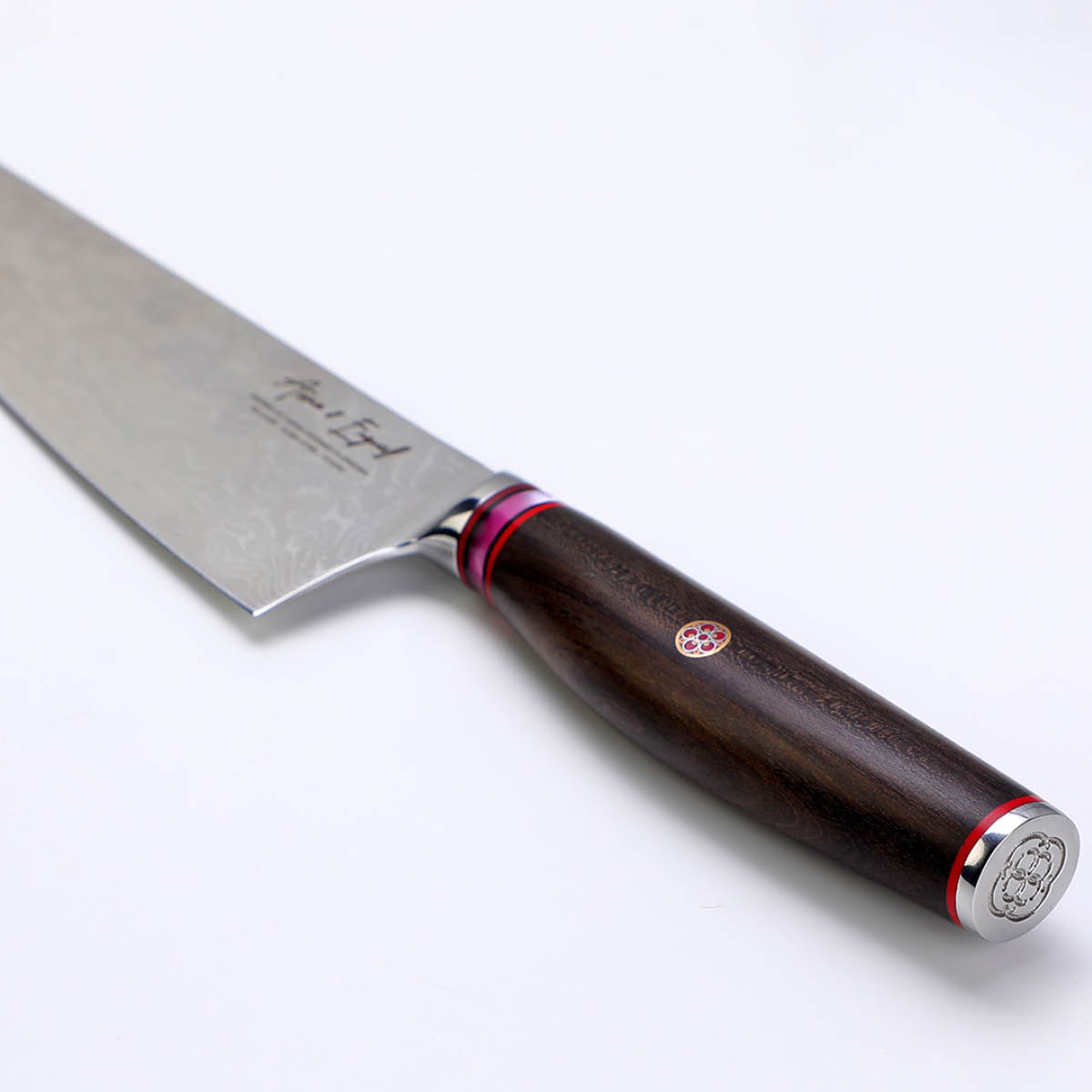 Assio & Engvall Skarp kokkekkniv 20 cm stål/tre