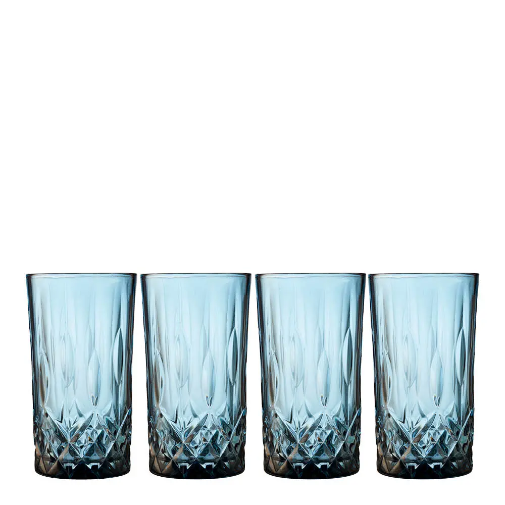 Sorrento Highball Lasi 38 cl 4 kpl Sininen