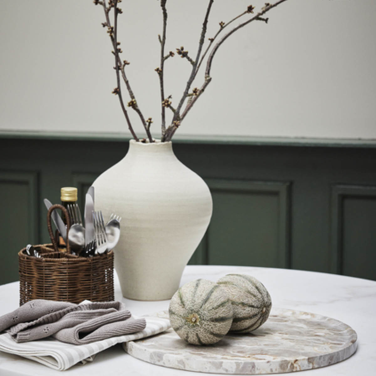 Lene Bjerre Estrille kökshandduk 70x50 2-pack cm beige