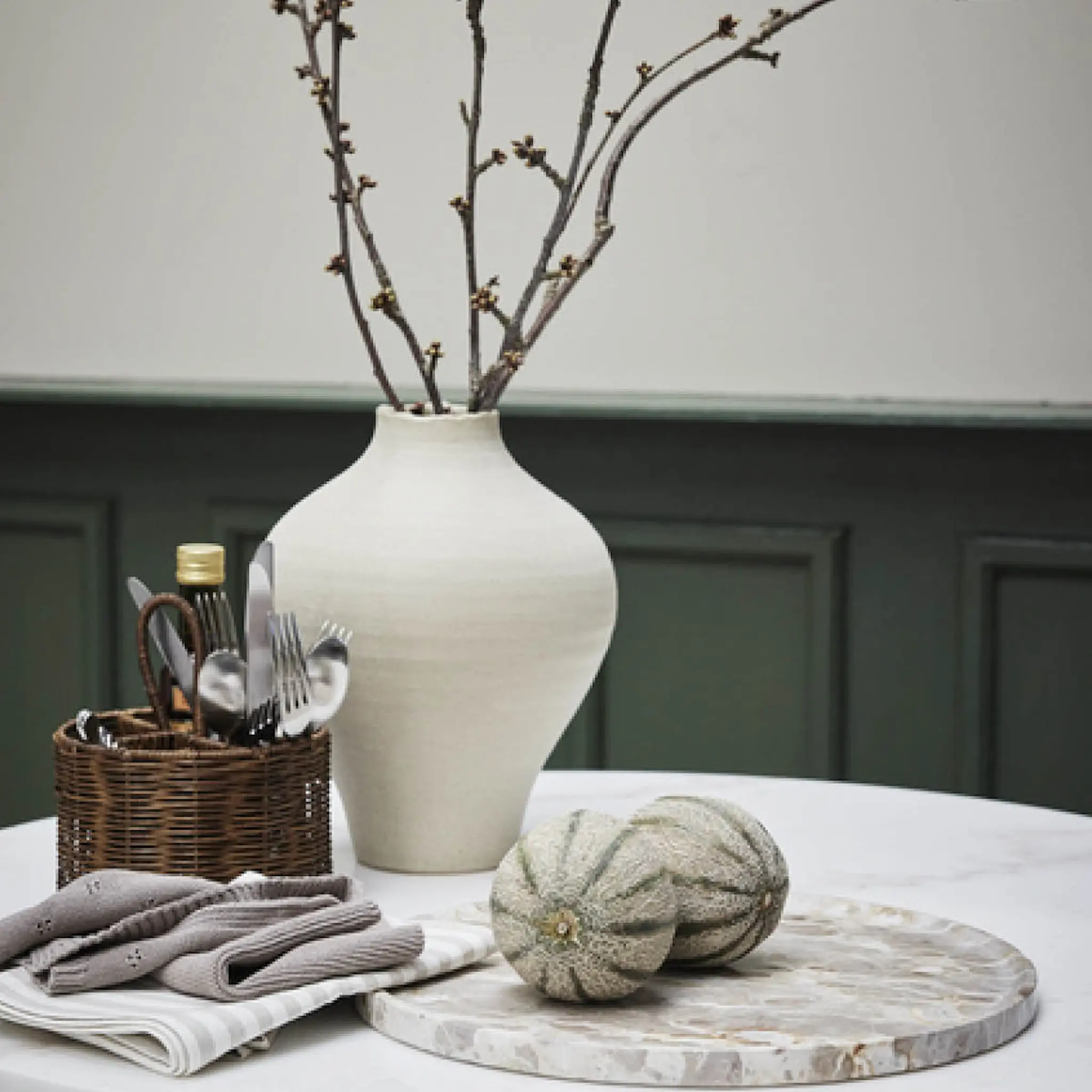 Lene Bjerre Estrille kjøkkenhåndkle 70x50 cm 2 stk beige