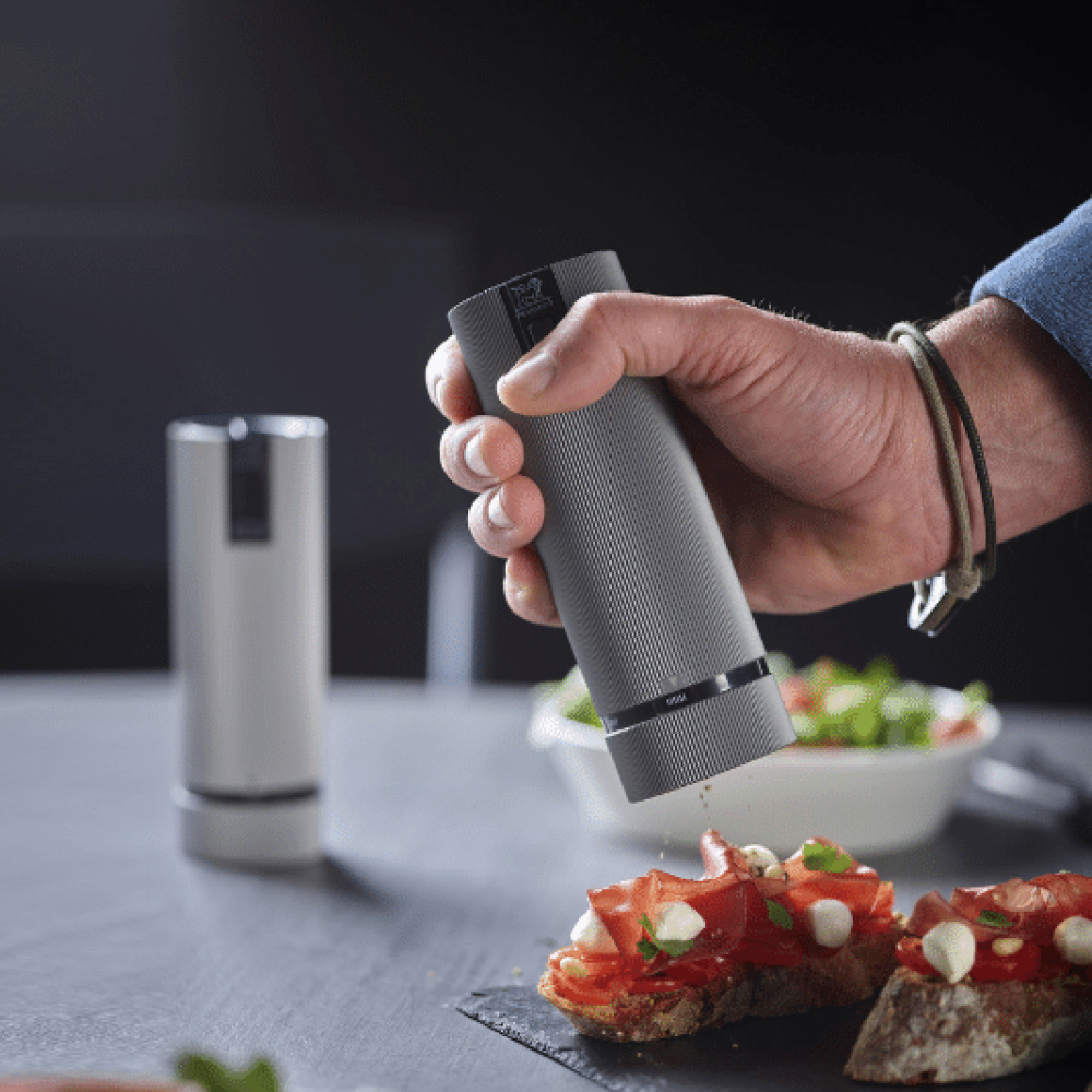 Peugeot Line Electric Zirlion elektrisk saltkvarn 15 cm Aluminium